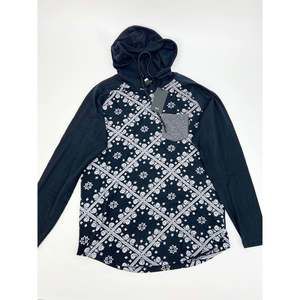 Wxyz Big Boys Bandanna Black T-Shirt, Size Medium